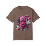 Unisex Garment-Dyed Graphic T-Shirt - Cash Rules Design
