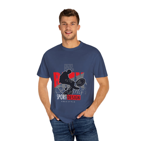 Freestyle BMX Unisex Garment-Dyed T-shirt