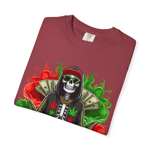 High AF Unisex Garment-Dyed T-Shirt - Fun & Edgy Style for Cannabis Enthusiasts