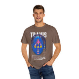 Travis Inspired Unisex Garment-Dyed T-Shirt - Retro Graphic Tee
