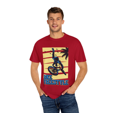 Unisex Bike Freestyle T-Shirt - Casual Graphic Tee for Cyclists