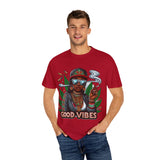Good Vibes Unisex Garment-Dyed T-Shirt