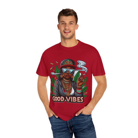 Good Vibes Unisex Garment-Dyed T-Shirt