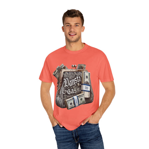 Gangsta Money Bag T-Shirt - Unisex Garment-Dyed Tee