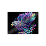 Vibrant Eagle Gloss Poster - Colorful Wall Art for Nature Lovers