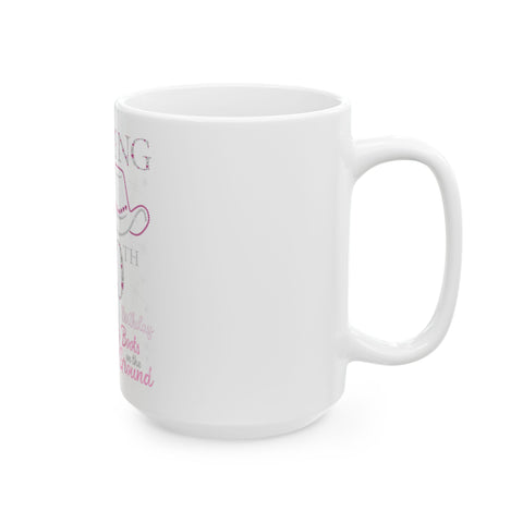 Stylish Skating Themed Ceramic Mug - Perfect for Ice Skating Enthusiasts