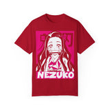 Nezuko Anime T-Shirt - Unisex Garment-Dyed Tee for Fans