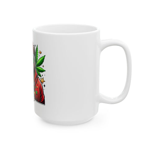 Cool Bear Cannabis Ceramic Mug - 11oz & 15oz
