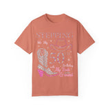 50th Birthday T-Shirt - Stepping Into My 50th with My Boots on the Ground