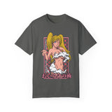 Anime-Inspired Unisex Garment-Dyed T-Shirt - Playful Manga Design