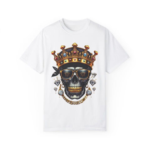 King Skull Graphic Unisex T-Shirt - Trendy Streetwear for Cool Casual Vibes