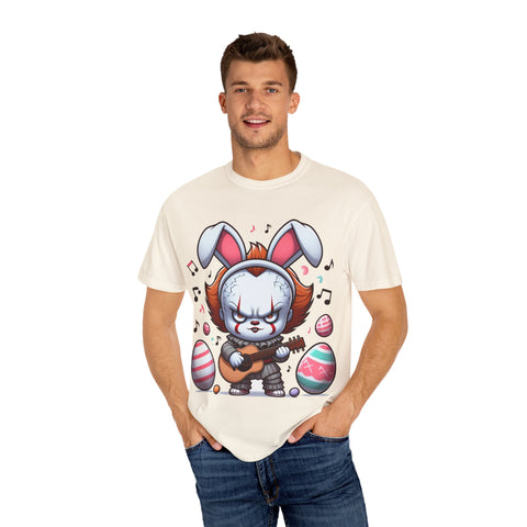 Easter Bunny Rock Star T-Shirt - Unisex Garment-Dyed Tee
