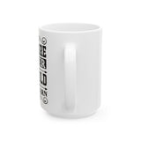 Personalized Ceramic Mug - Motivational Quote for Coffee Lovers