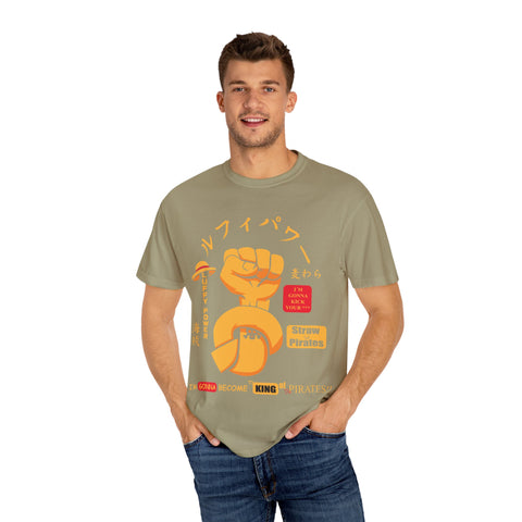 Unisex Luffy Power Graphic T-Shirt - King of Pirates Design