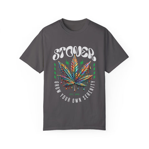 Unisex Garment-Dyed T-Shirt - "Grow Your Own Serenity"