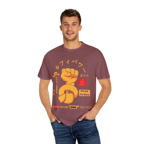 Unisex Luffy Power Graphic T-Shirt - King of Pirates Design