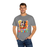 Chilling With My Peeps Unisex Garment-Dyed T-shirt | Fun Easter Graphic Tee