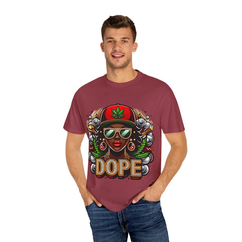 Dope Vibe Unisex Garment-Dyed T-Shirt - Cool Urban Fashion Tee