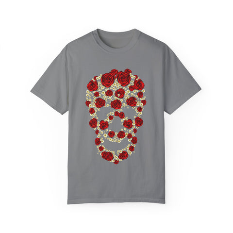 Floral Skull Unisex T-Shirt - Stylish Casual Wear for Creative Souls