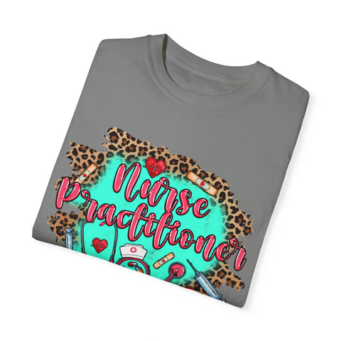 Norse Practitioner T-Shirt - Unisex Garment-Dyed Tee with Leopard Print Design