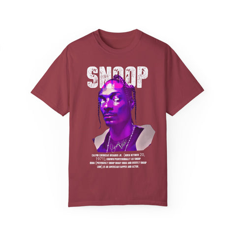 Vintage Snoop Dogg T-Shirt - Unisex Garment-Dyed Tee for Music Fans