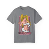 Anime-Inspired Unisex Garment-Dyed T-Shirt - Playful Manga Design