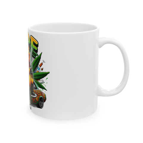 Funny Dope Cartoon Ceramic Mug - 11oz & 15oz Options