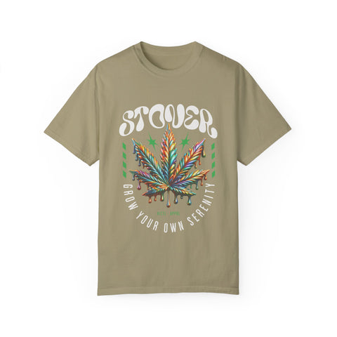 Unisex Garment-Dyed T-Shirt - "Grow Your Own Serenity"