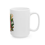 High AF Skeleton Ceramic Mug - 11oz & 15oz | Unique Gift for Smokers & Chill Lovers