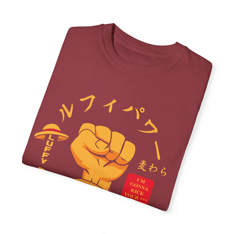 Unisex Luffy Power Graphic T-Shirt - King of Pirates Design