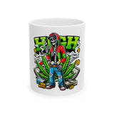 Cool Skeleton Weed Mug - Perfect for Cannabis Enthusiasts