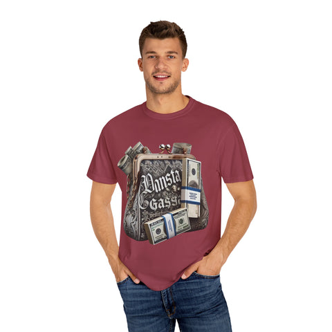 Gangsta Money Bag T-Shirt - Unisex Garment-Dyed Tee