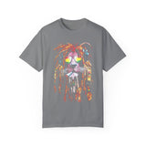 Cool Lion Sunglasses Unisex Garment-Dyed T-shirt