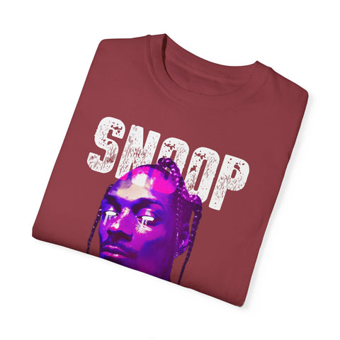 Vintage Snoop Dogg T-Shirt - Unisex Garment-Dyed Tee for Music Fans