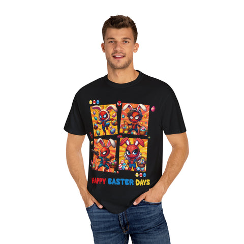 Kids' Easter Spider Bunny T-Shirt - Fun and Colorful Design