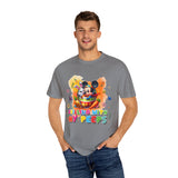 Chilling With My Peeps Unisex Garment-Dyed T-shirt | Fun Easter Graphic Tee