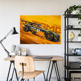 Mercedes AMG Gloss Poster - Vibrant Racing Wall Art for Car Enthusiasts