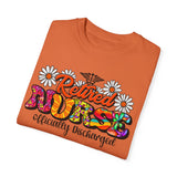 Retired Nurse Garment-Dyed T-Shirt - Officially Discharged