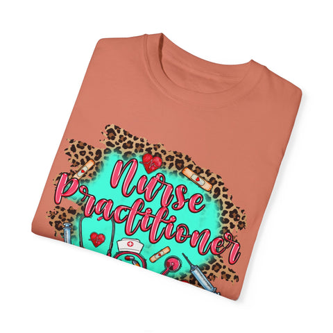 Norse Practitioner T-Shirt - Unisex Garment-Dyed Tee with Leopard Print Design