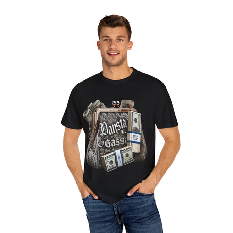 Gangsta Money Bag T-Shirt - Unisex Garment-Dyed Tee