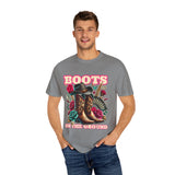 Western Style Graphic Tee - "Boots on the Ground"