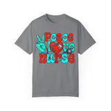 Peace Love Nurse Unisex Garment-Dyed T-Shirt