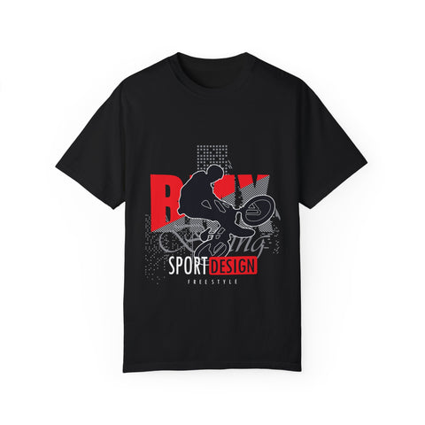 Freestyle BMX Unisex Garment-Dyed T-shirt