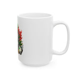 Skull & Cannabis Ceramic Mug | 11oz & 15oz | Perfect for Smokers & Alternative Lifestyle