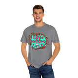 Norse Practitioner T-Shirt - Unisex Garment-Dyed Tee with Leopard Print Design