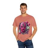Unisex Garment-Dyed Graphic T-Shirt - Cash Rules Design
