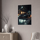 Sleek Glossy Car Poster - Modern Wall Art Decor for Auto Enthusiasts