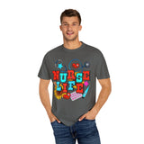 Nurse Life Unisex Garment-Dyed T-Shirt – Colorful Medical Graphic Tee