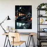 Sleek Glossy Car Poster - Modern Wall Art Decor for Auto Enthusiasts