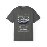 Tesla Cybertruck Unisex Garment-Dyed T-Shirt | Automotive Enthusiast Apparel